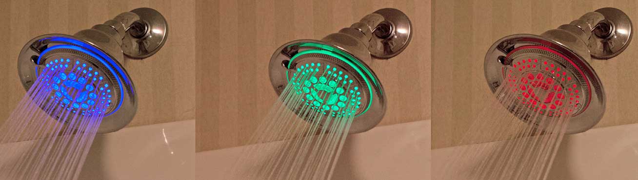 3 LED Shower Heads 3 LED Shower Heads