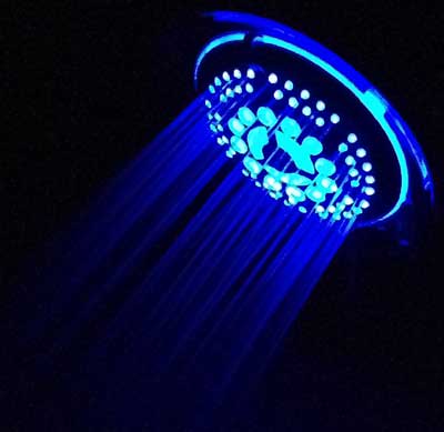 Shower Head with LED colored lights